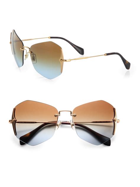 brown miu miu sunglasses|miu sunglasses for men.